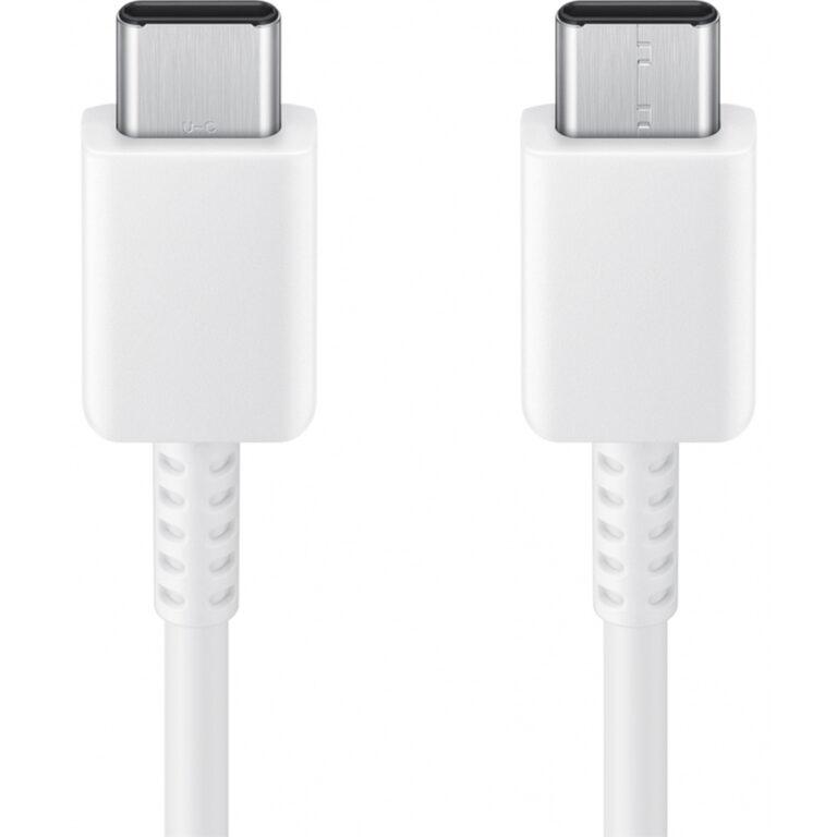 Samsung Originele USB-C naar USB-C kabel - 1 meter - 25 Watt - Wit + Originele Fast Charging Adapter USB-C Oplader - In Fabrieksverpakking - 25 Watt - Wit - Afbeelding 2