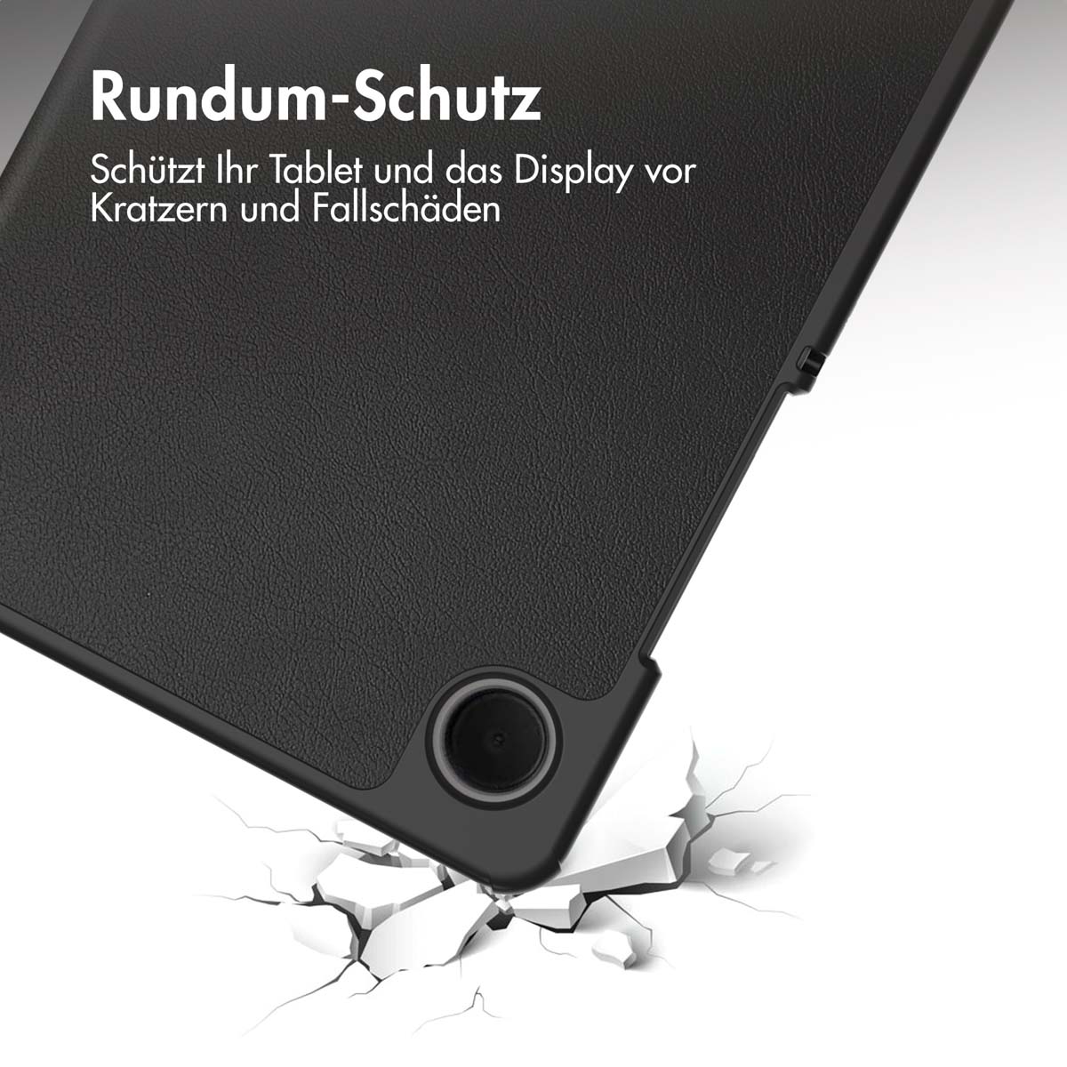 Accezz Trifold Bookcase Samsung Galaxy Tab A11 / A9 8.7 inch - Zwart - Afbeelding 7