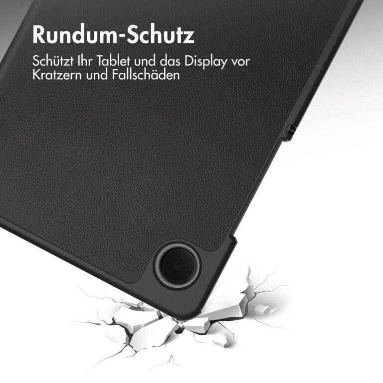 Accezz Trifold Bookcase Samsung Galaxy Tab A9 8.7 inch - Zwart - Afbeelding 9