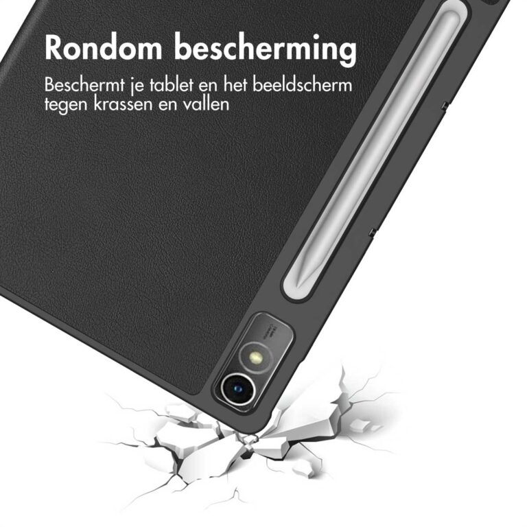 Accezz Trifold Bookcase Lenovo Tab P12 - Zwart - Afbeelding 4