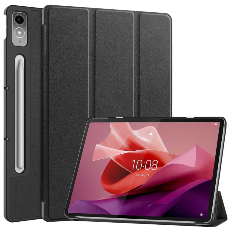 Accezz Trifold Bookcase Lenovo Tab P12 - Zwart - Afbeelding 5