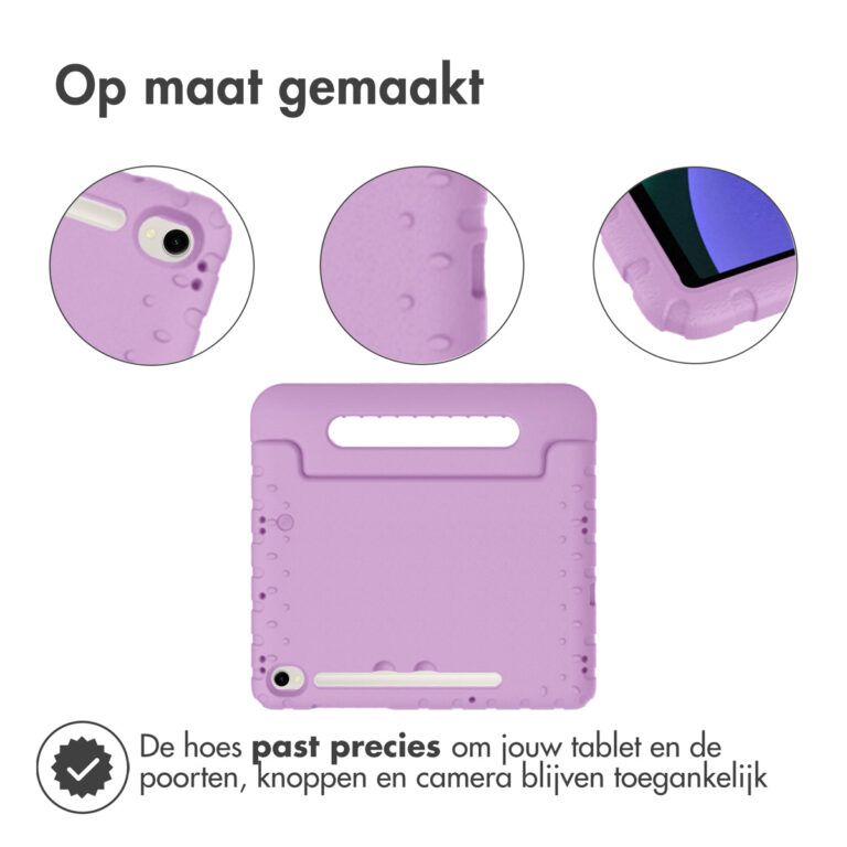 Accezz Kidsproof Backcover met handvat Samsung Galaxy Tab S9 11.0 inch / Tab S9 FE 10.9 inch / S10 FE - Lila - Afbeelding 3