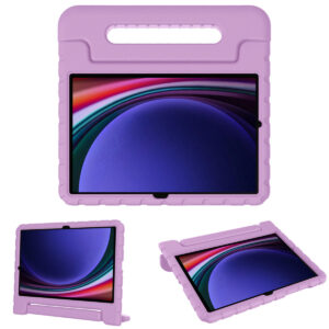 Accezz Kidsproof Backcover met handvat Samsung Galaxy Tab S9 11.0 inch / Tab S9 FE 10.9 inch / S10 FE - Lila