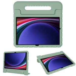 Accezz Kidsproof Backcover met handvat Samsung Galaxy Tab S11 / S9 11.0 inch / S10 Lite / S10 FE / S9 FE 10.9 inch - Olive Green