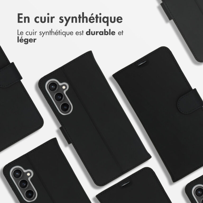 Accezz Wallet Softcase Bookcase Samsung Galaxy S23 FE - Zwart - Afbeelding 5