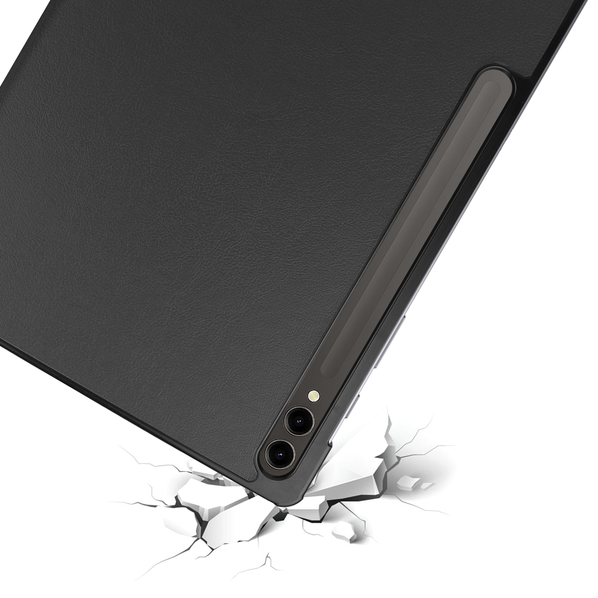 Accezz Trifold Bookcase Samsung Galaxy Tab S10 Plus / Tab S9 Plus - Zwart - Afbeelding 8