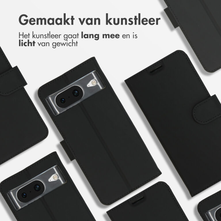 Accezz Wallet Softcase Bookcase Google Pixel 8 - Zwart - Afbeelding 2