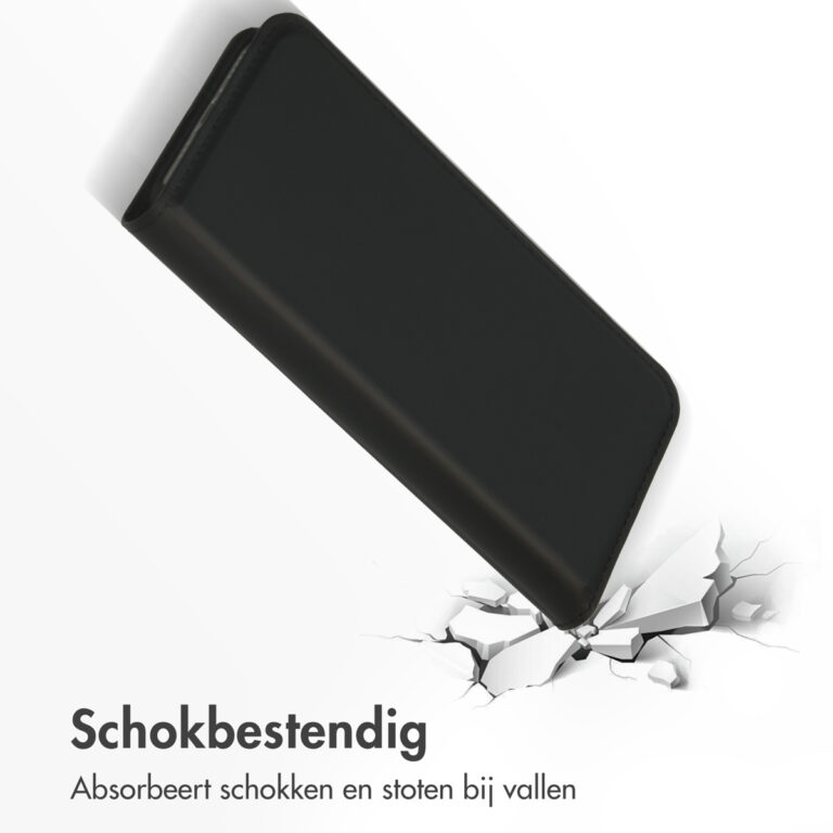 Accezz Premium Leather Slim Bookcase Apple iPhone 15 - Zwart - Afbeelding 7