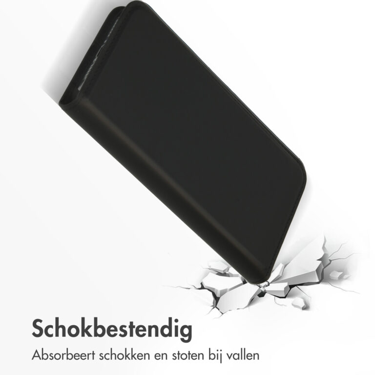 Accezz Premium Leather Slim Bookcase Apple iPhone 15 Pro Max - Zwart - Afbeelding 7