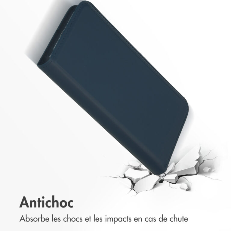 Accezz Premium Leather Slim Bookcase Apple iPhone 15 Pro Max - Donkerblauw - Afbeelding 8