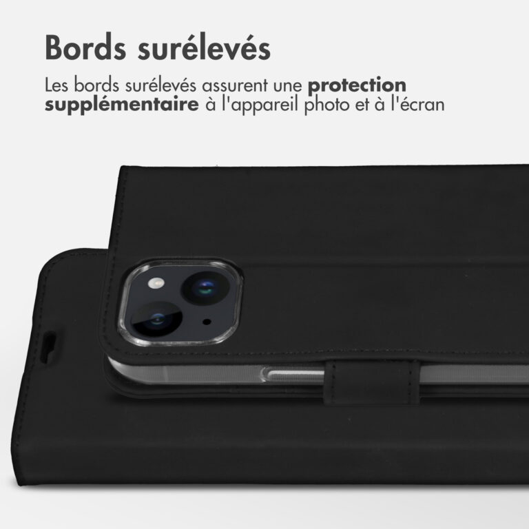 Accezz Wallet Softcase Bookcase Apple iPhone 15 - Zwart - Afbeelding 6