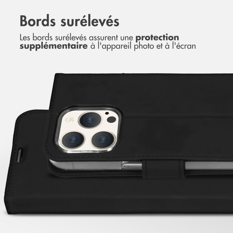Accezz Wallet Softcase Bookcase Apple iPhone 15 Pro - Zwart - Afbeelding 6