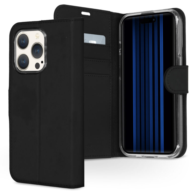 Accezz Wallet Softcase Bookcase Apple iPhone 15 Pro - Zwart - Afbeelding 4