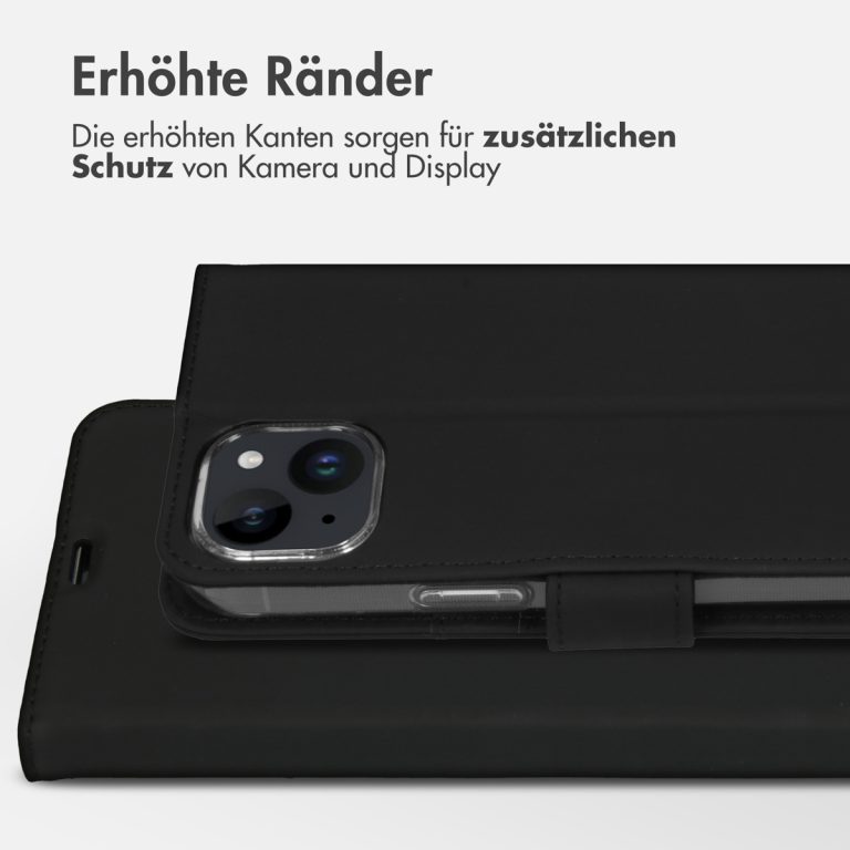 Accezz Wallet Softcase Bookcase iPhone 15 Plus - Zwart - Afbeelding 9