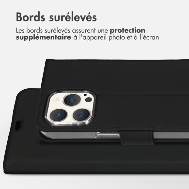 Accezz Wallet Softcase Bookcase Apple iPhone 15 Pro Max - Zwart - Afbeelding 6