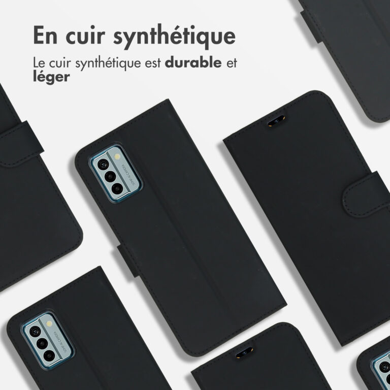 Accezz Wallet Softcase Bookcase Nokia G22 - Zwart - Afbeelding 5