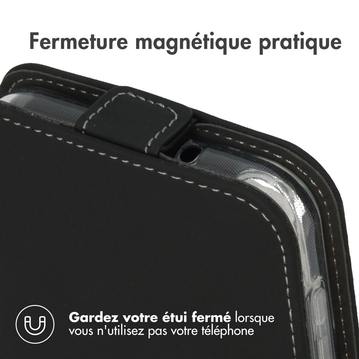 Accezz Flipcase Samsung Galaxy A14 (5G/4G) - Zwart - Afbeelding 6