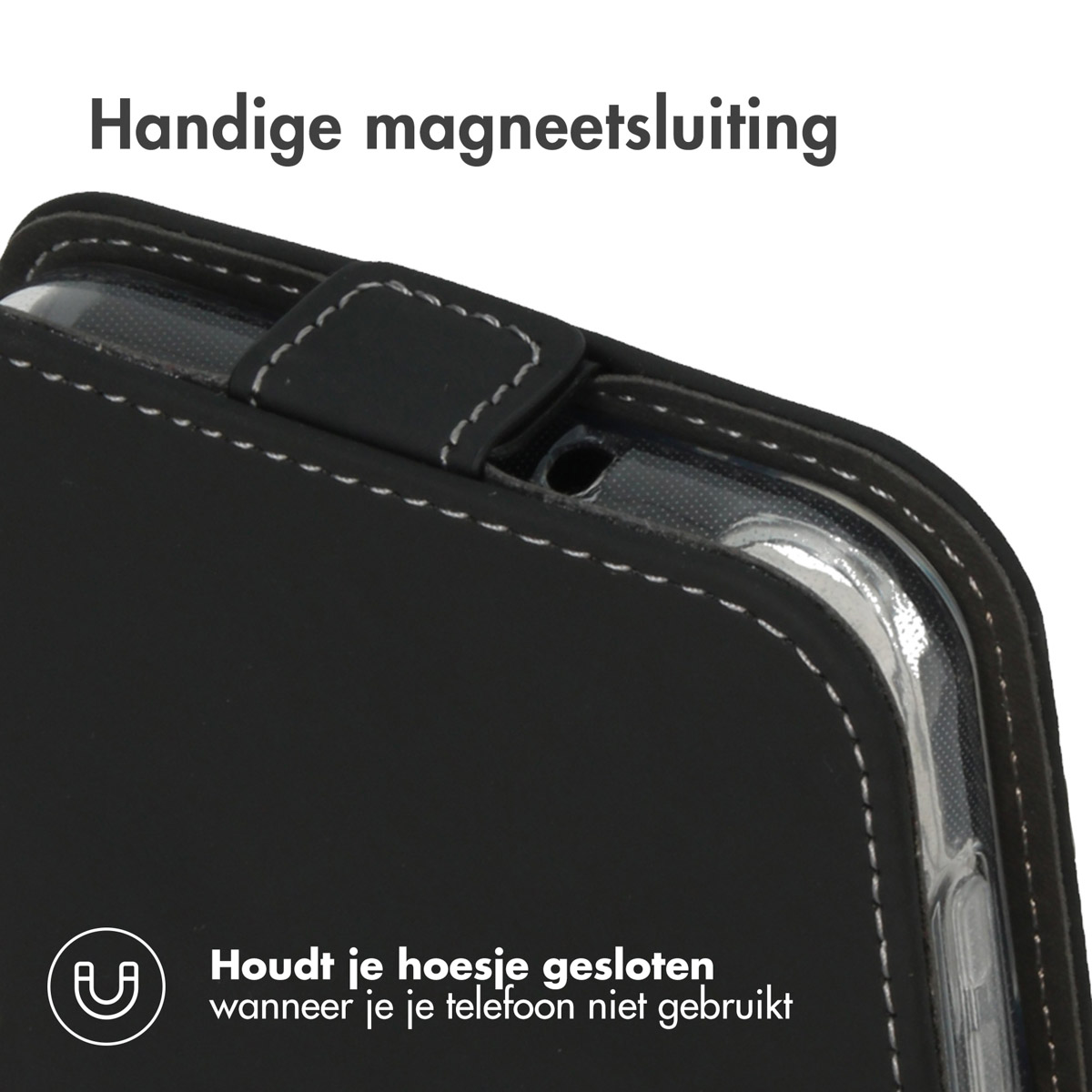 Accezz Flipcase Samsung Galaxy A14 (5G/4G) - Zwart - Afbeelding 5