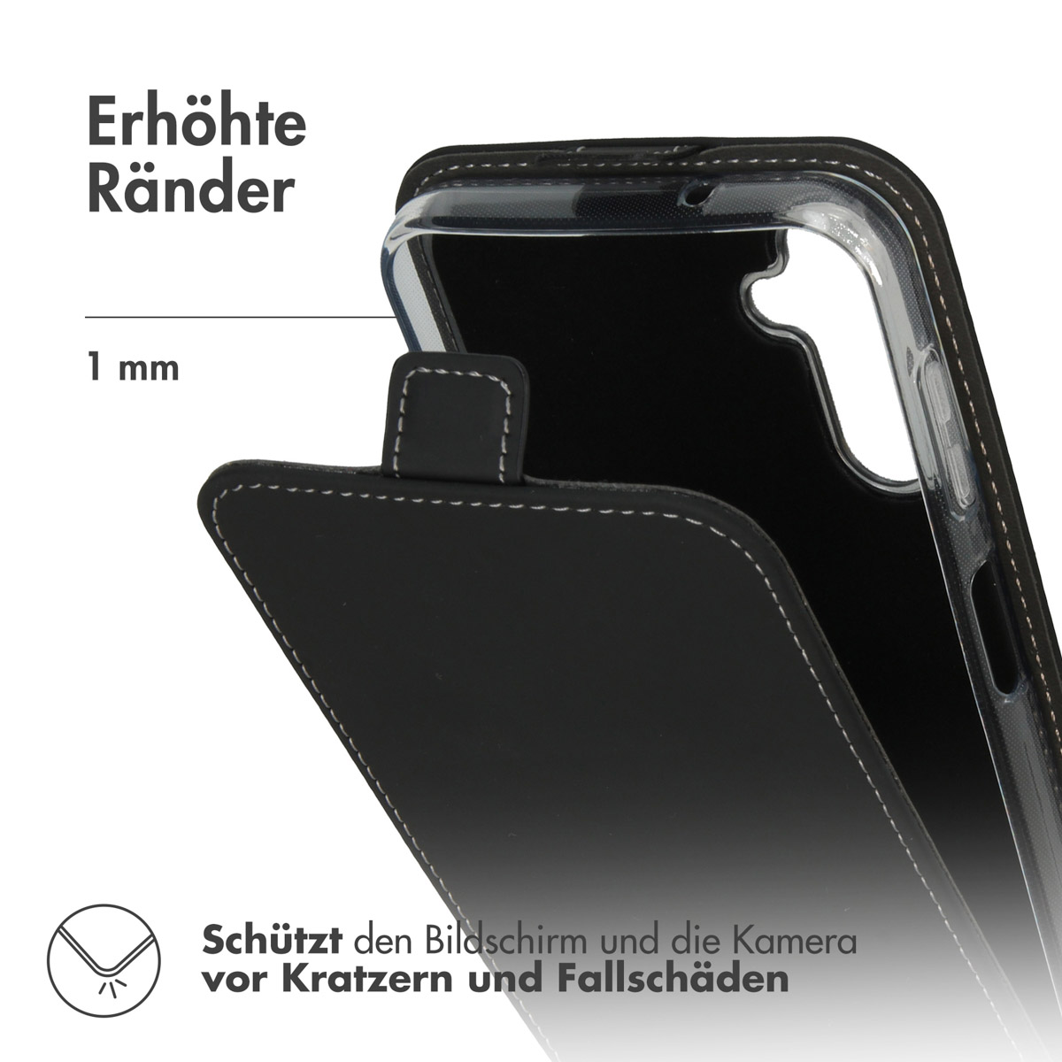 Accezz Flipcase Samsung Galaxy A14 (5G/4G) - Zwart - Afbeelding 9
