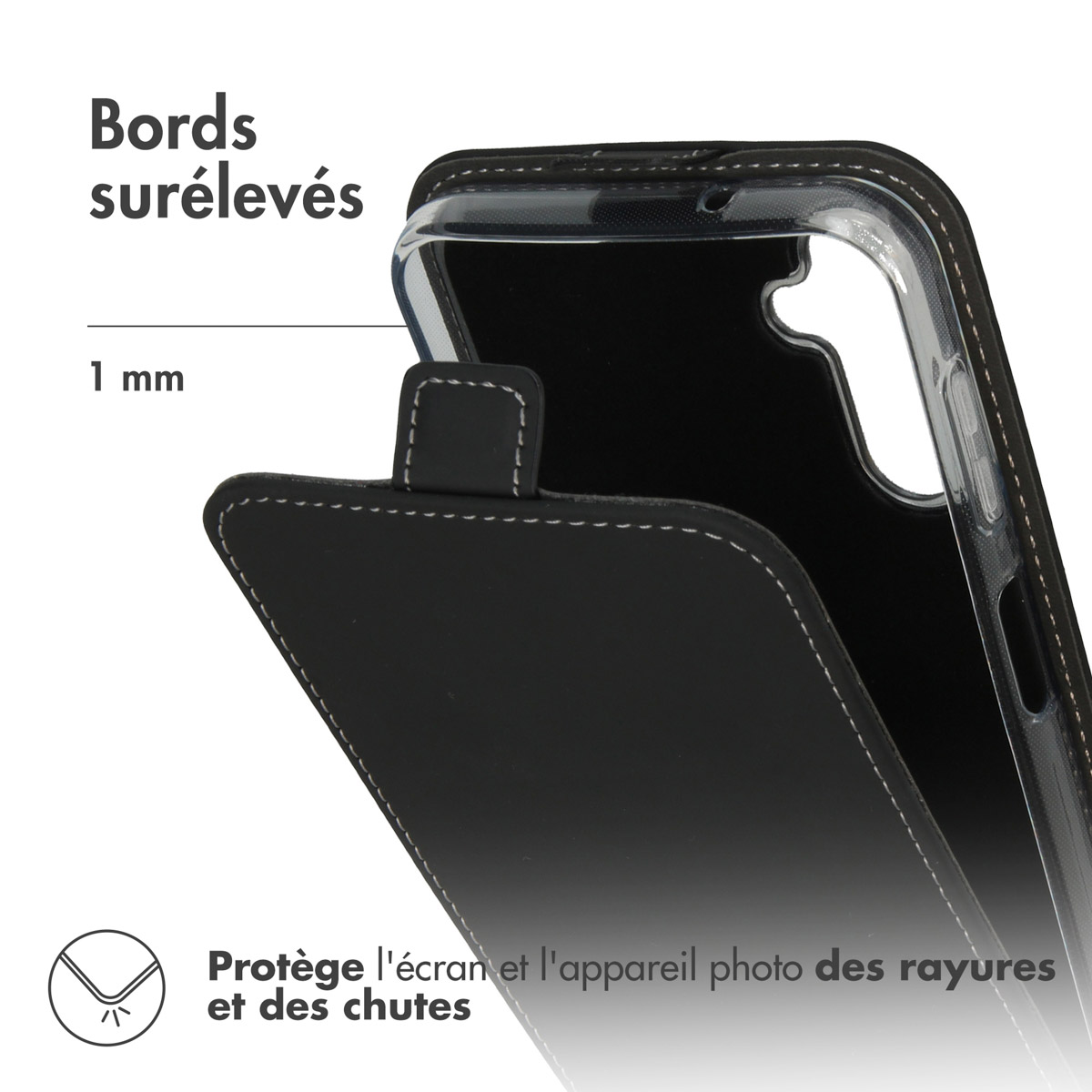 Accezz Flipcase Samsung Galaxy A14 (5G/4G) - Zwart - Afbeelding 8