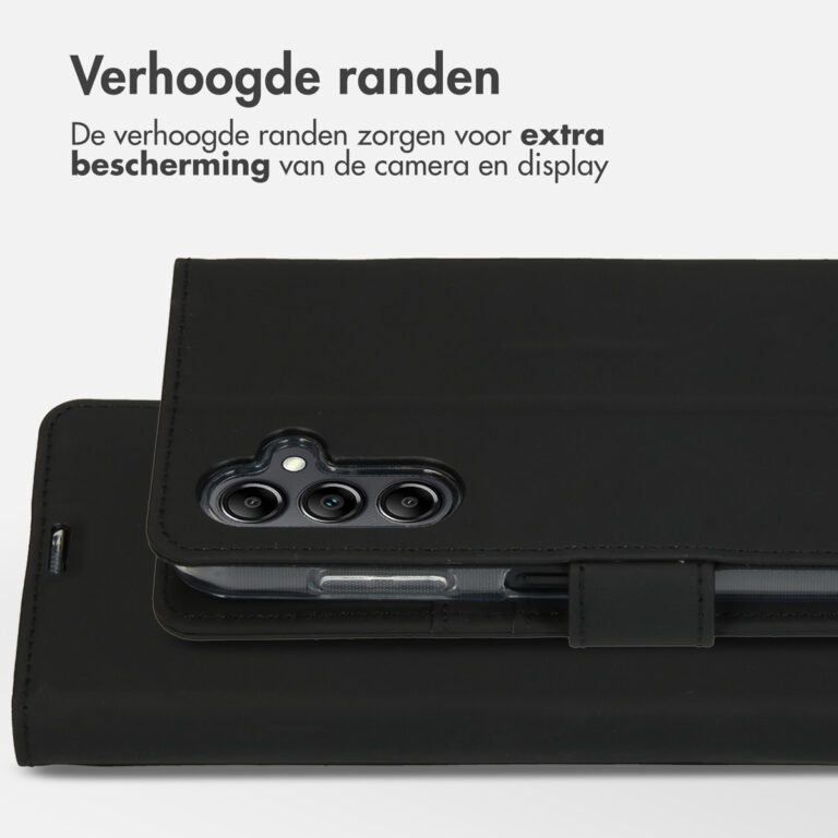 Accezz Wallet Softcase Bookcase Samsung Galaxy A14 (5G/4G) - Zwart - Afbeelding 3