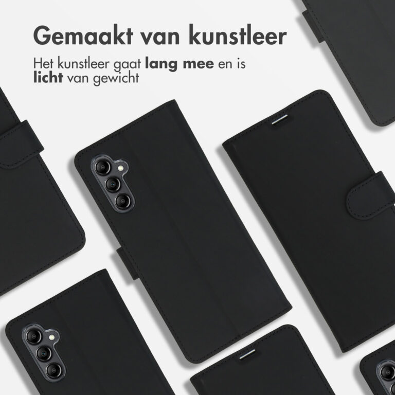 Accezz Wallet Softcase Bookcase Samsung Galaxy A14 (5G/4G) - Zwart - Afbeelding 2