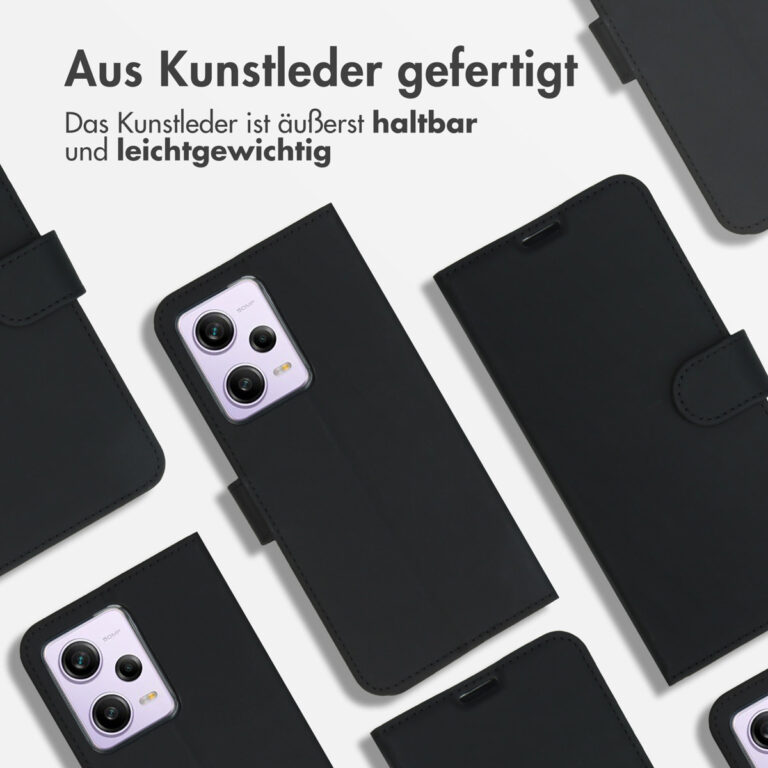 Accezz Wallet Softcase Bookcase Xiaomi Redmi Note 12 Pro / Xiaomi Poco X5 Pro 5G - Zwart - Afbeelding 8