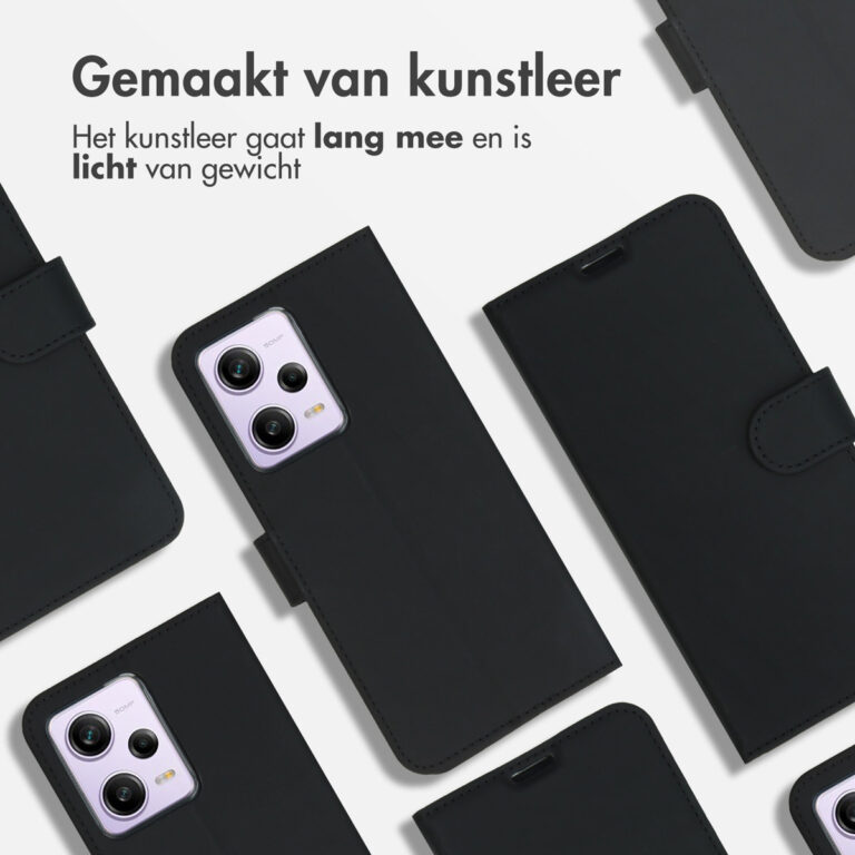 Accezz Wallet Softcase Bookcase Xiaomi Redmi Note 12 Pro / Xiaomi Poco X5 Pro 5G - Zwart - Afbeelding 2