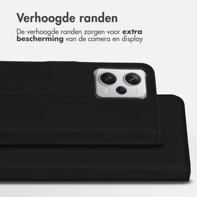 Accezz Wallet Softcase Bookcase Xiaomi Redmi Note 12 Pro Plus - Zwart - Afbeelding 3
