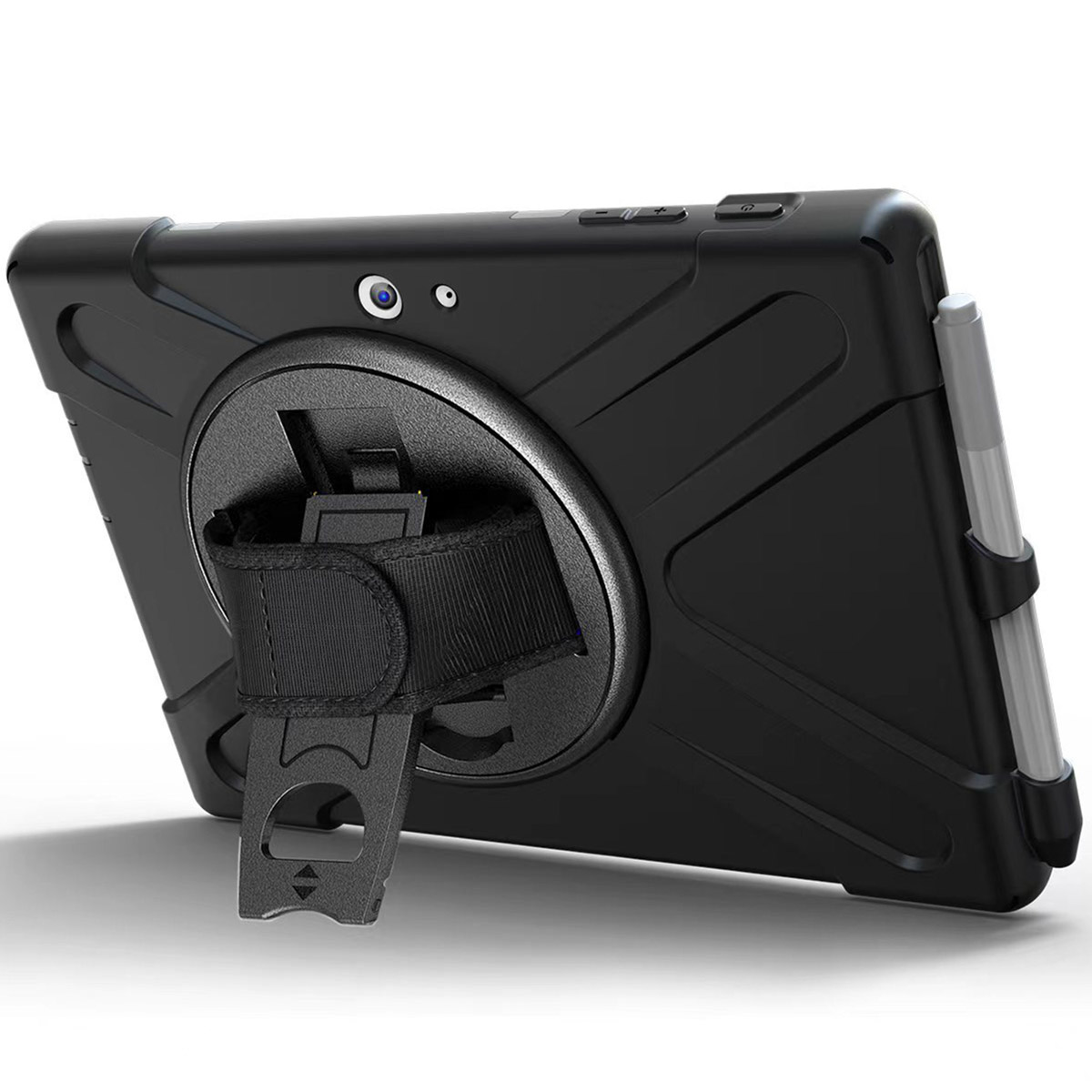 Accezz Full Protective backcover met strap Samsung Galaxy Tab Active 5 Pro / 4 Pro - Zwart - Afbeelding 10