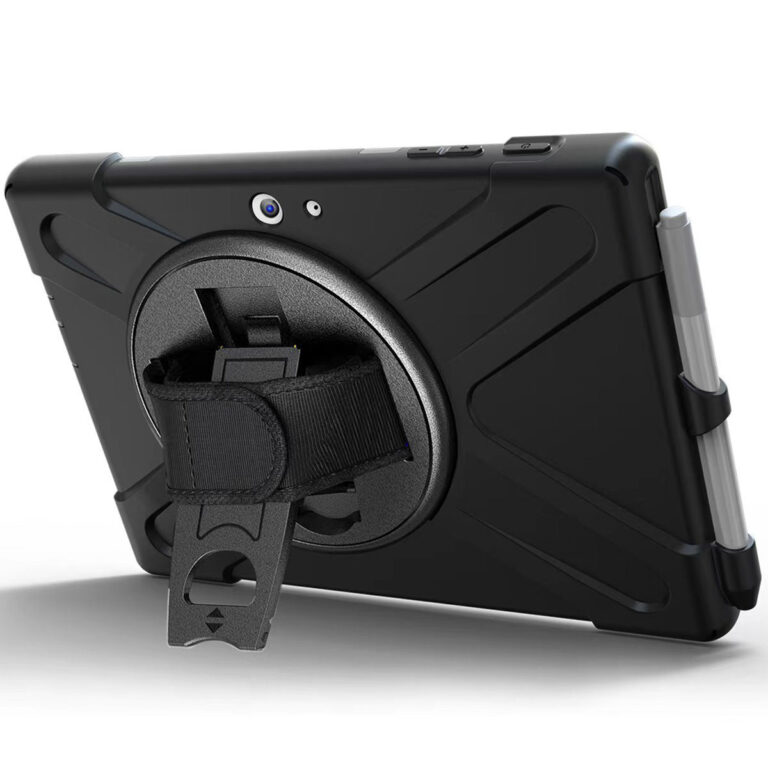 Accezz Full Protective back cover met strap Samsung Galaxy Tab Active 4 Pro - Zwart - Afbeelding 5