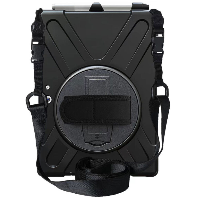 Accezz Full Protective back cover met strap Samsung Galaxy Tab Active 4 Pro - Zwart - Afbeelding 6