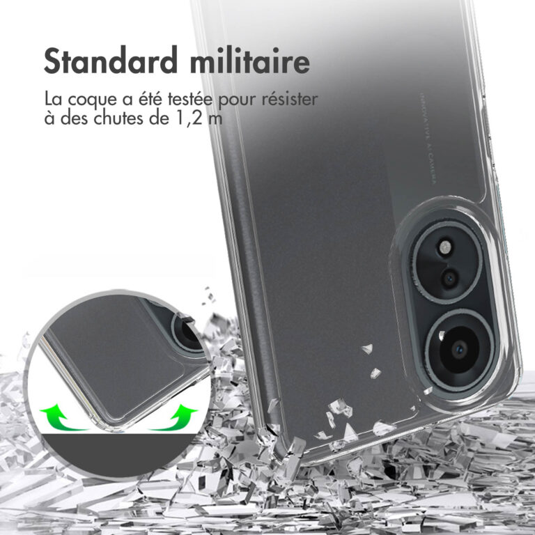Accezz Xtreme Impact Backcover Oppo A58 (4G) - Transparant - Afbeelding 7