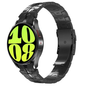 Accezz Steel Band Samsung Galaxy Watch 4 / 5 / 6 / 7 / FE (20 mm) - Zwart