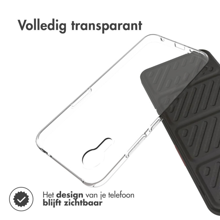 Accezz Clear Backcover Samsung Galaxy Xcover 7 - Transparant - Afbeelding 6