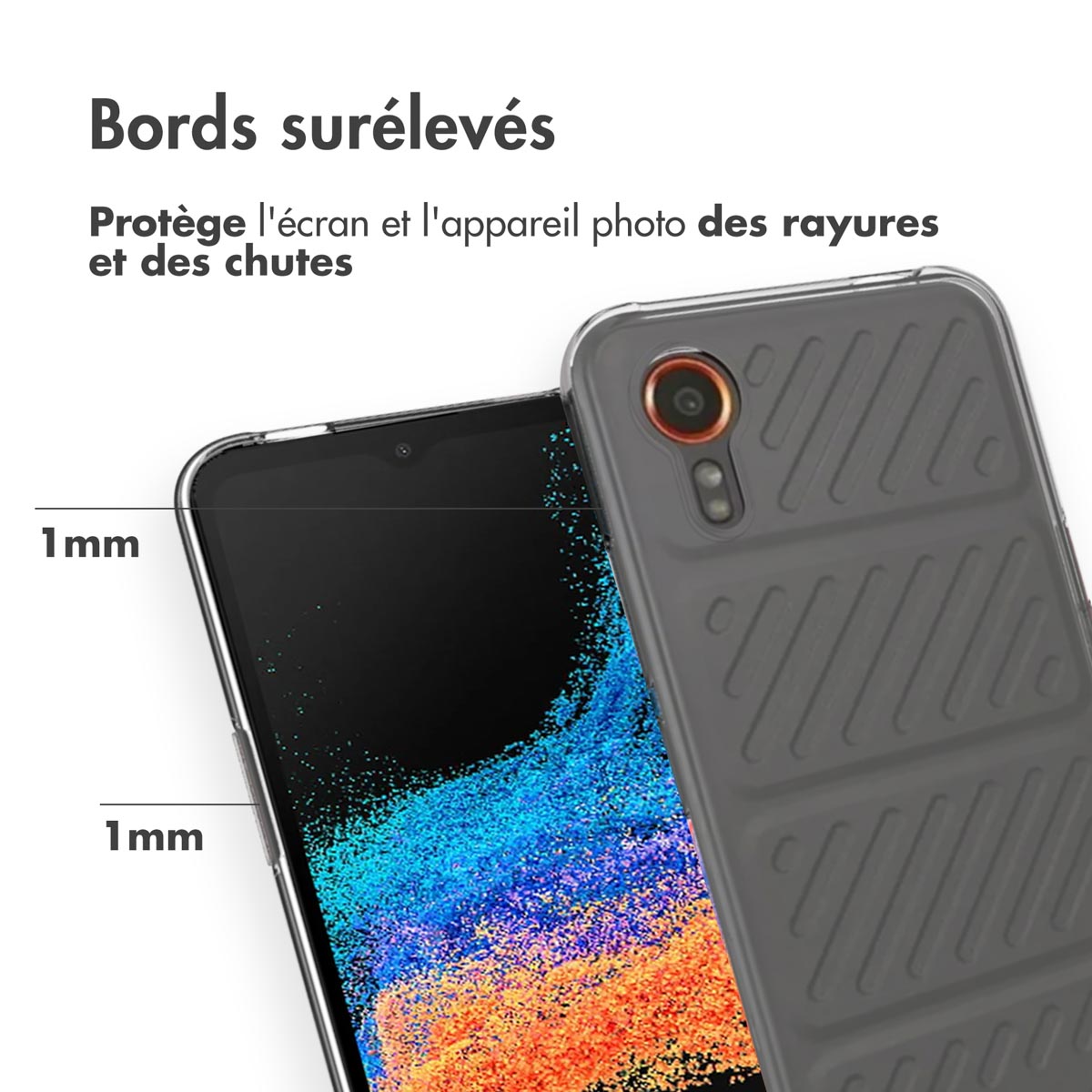 Accezz Clear Backcover Samsung Galaxy Xcover 7 - Transparant - Afbeelding 7