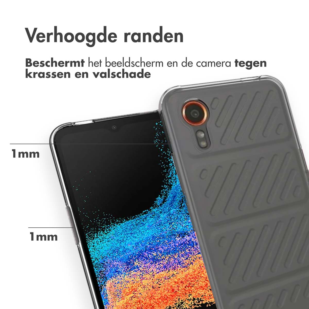 Accezz Clear Backcover Samsung Galaxy Xcover 7 - Transparant - Afbeelding 8