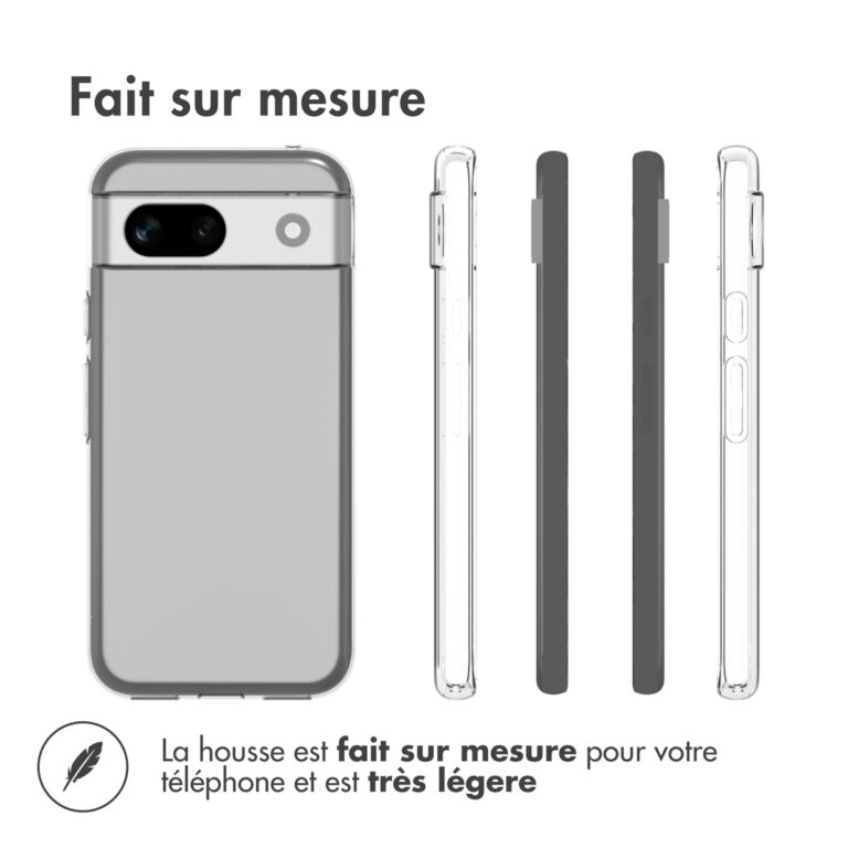 Accezz Clear Backcover Google Pixel 8a - Transparant - Afbeelding 8