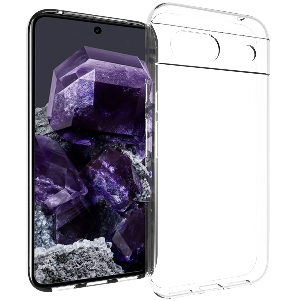 Accezz Clear Backcover Google Pixel 8a - Transparant - Afbeelding 2