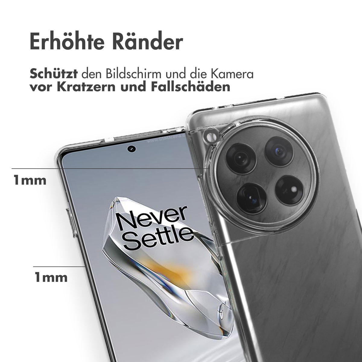 Accezz Clear Backcover OnePlus 12 - Transparant - Afbeelding 8