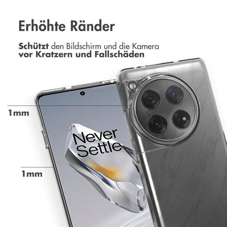 Accezz Clear Backcover OnePlus 12 - Transparant - Afbeelding 3