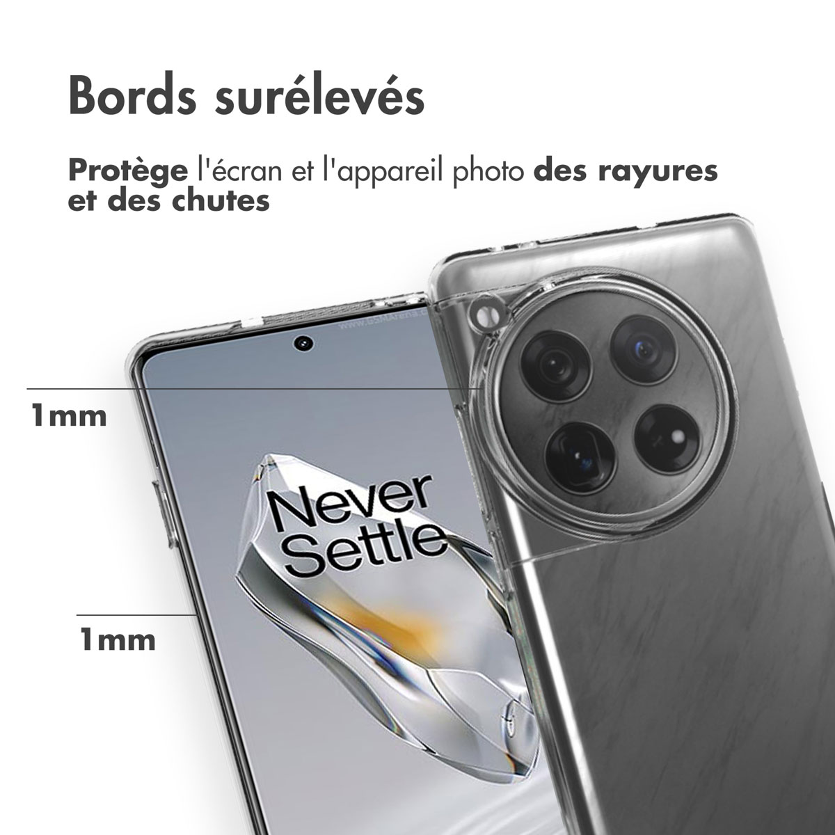 Accezz Clear Backcover OnePlus 12 - Transparant - Afbeelding 7
