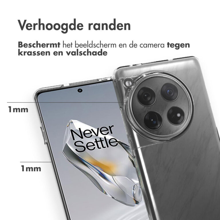 Accezz Clear Backcover OnePlus 12 - Transparant - Afbeelding 8