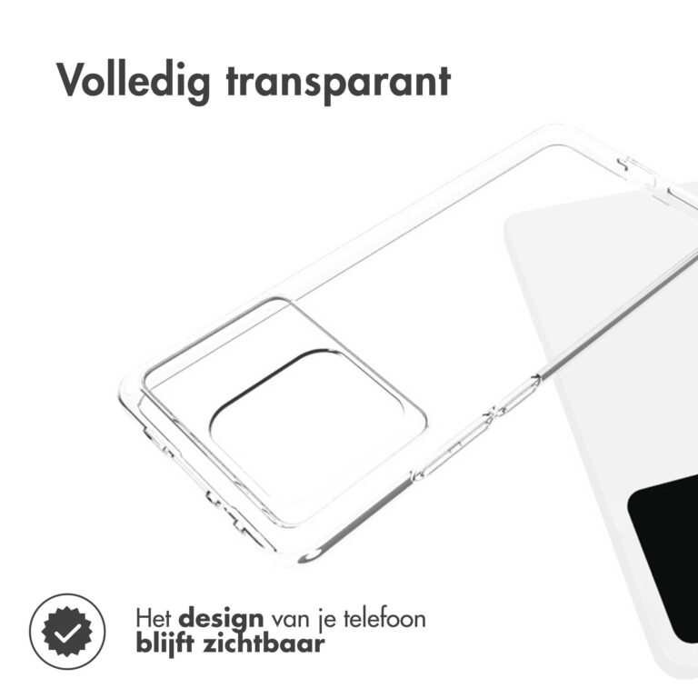 Accezz Clear Backcover Xiaomi Poco X6 Pro - Transparant - Afbeelding 5