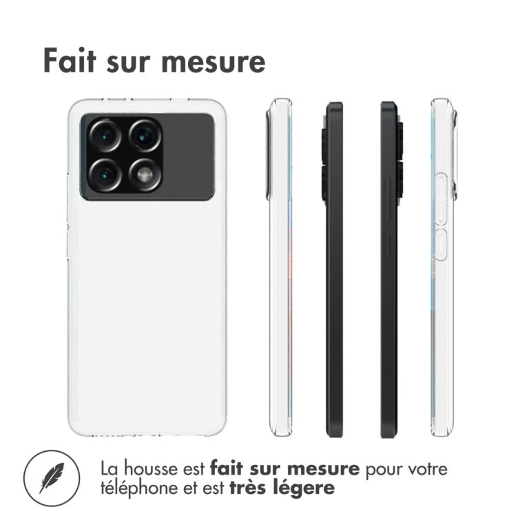 Accezz Clear Backcover Xiaomi Poco X6 Pro - Transparant - Afbeelding 7