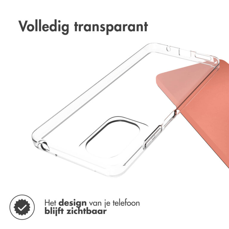Accezz Clear Backcover Motorola Moto G24 / G04 - Transparant - Afbeelding 5