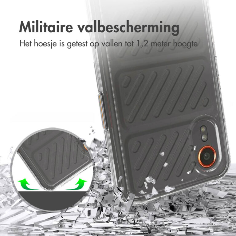 Accezz Xtreme Impact Backcover Samsung Galaxy Xcover 7 - Transparant - Afbeelding 2