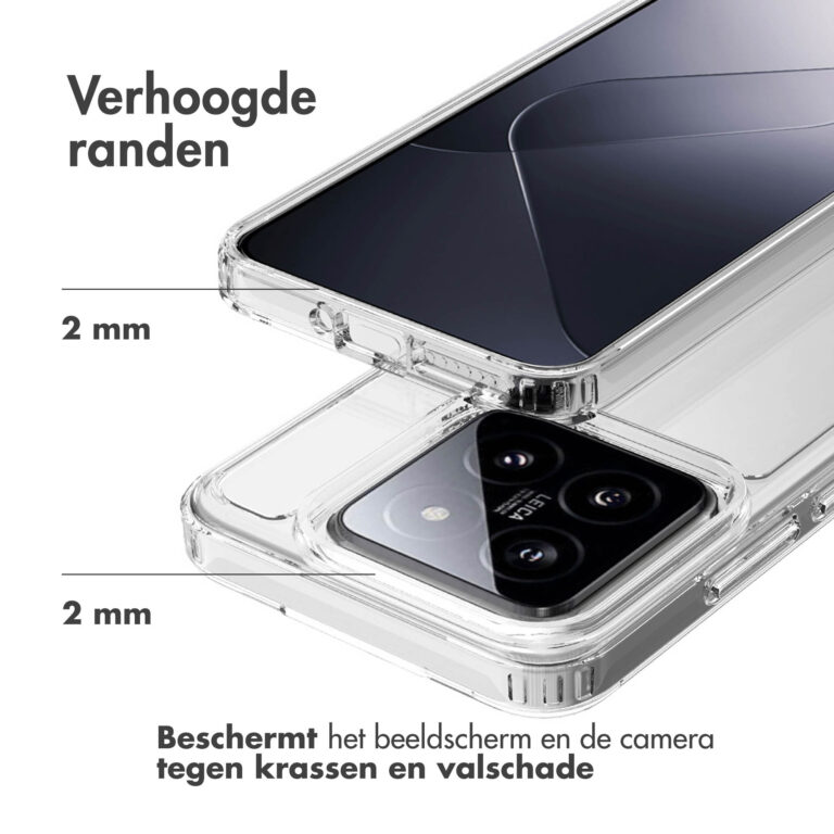 Accezz Xtreme Impact Backcover Xiaomi 14 - Transparant - Afbeelding 4