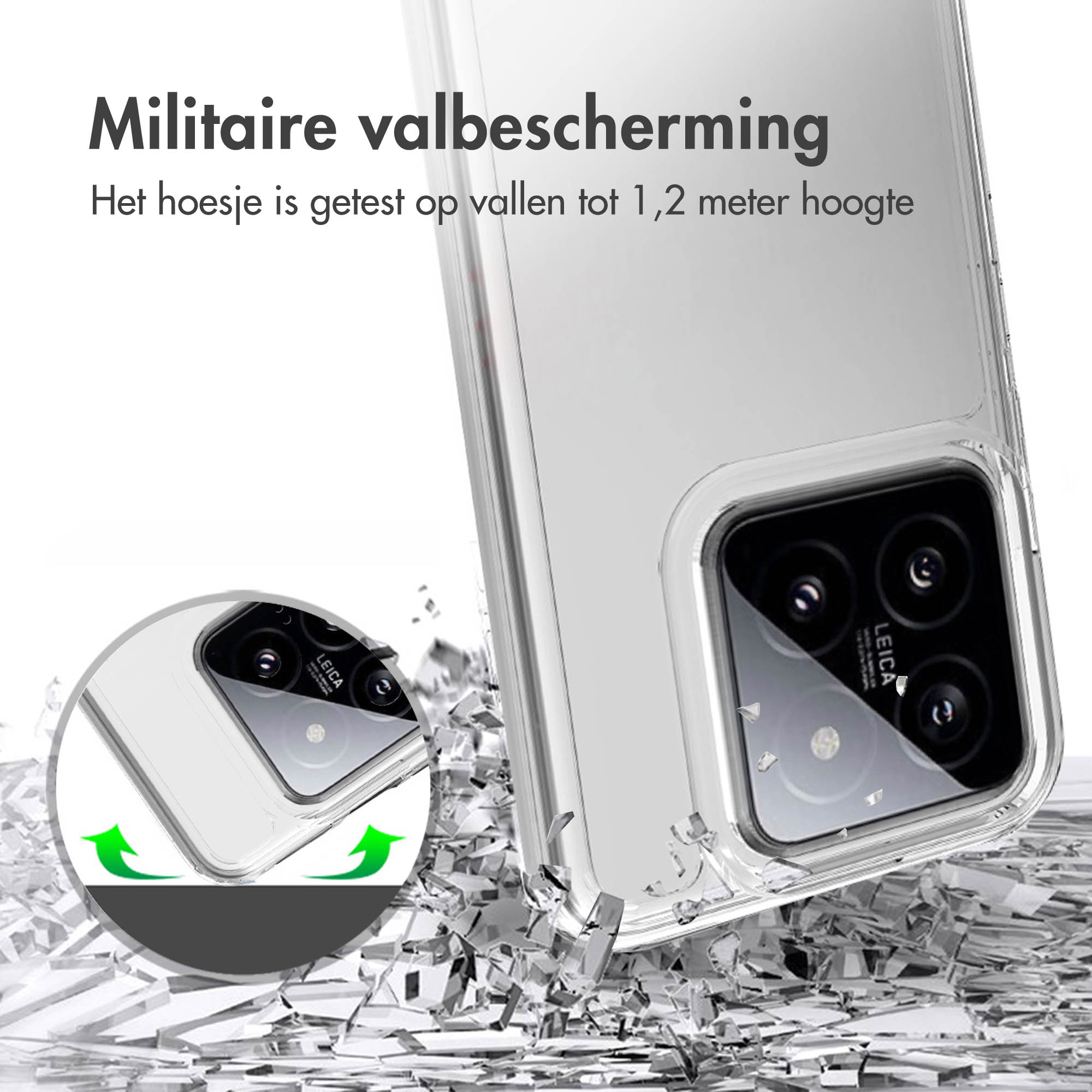 Accezz Xtreme Impact Backcover Xiaomi 14 – Transparant