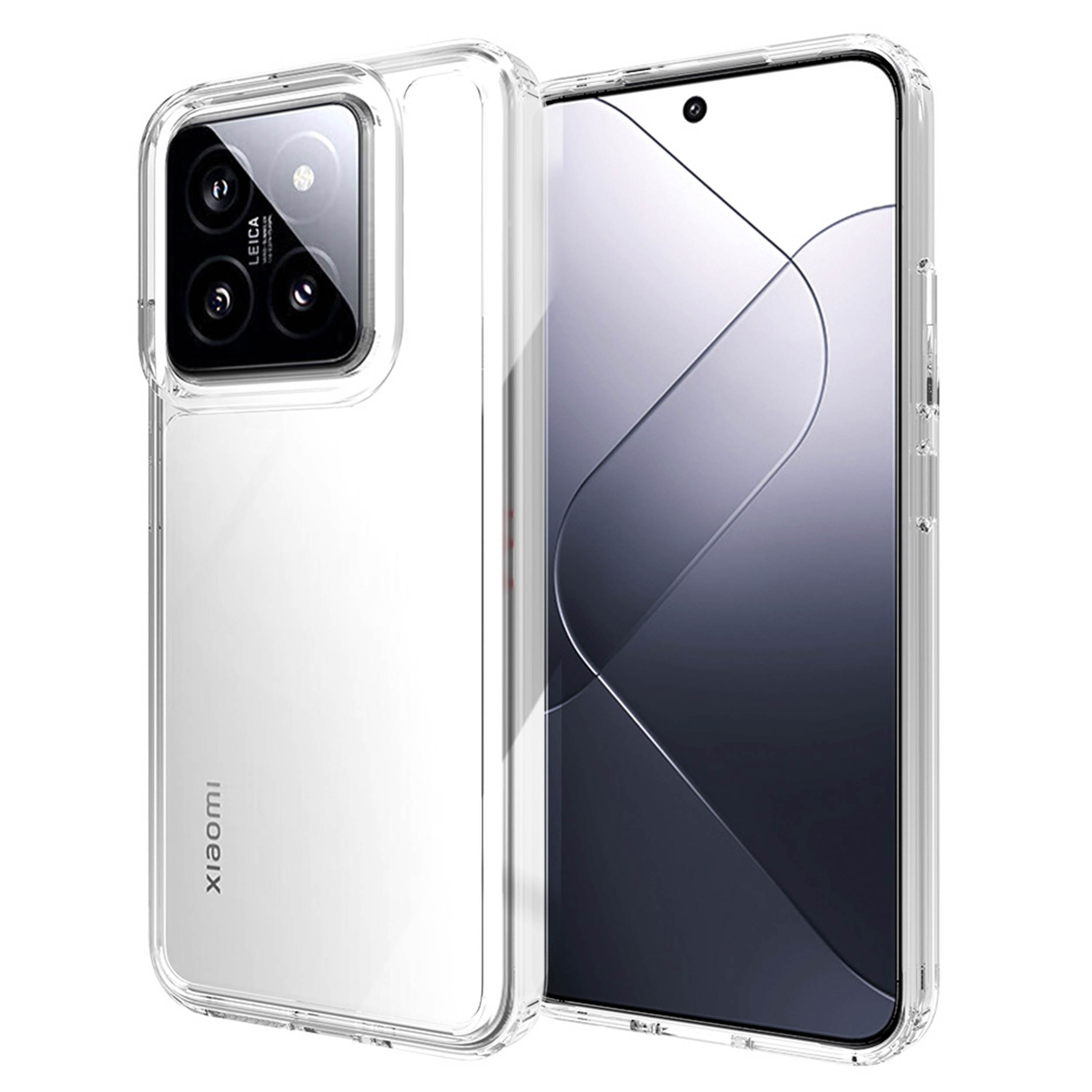 Accezz Xtreme Impact Backcover Xiaomi 14 - Transparant - Afbeelding 2